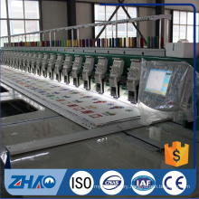 8 heads flat double tapping device embroidery machine cheap price